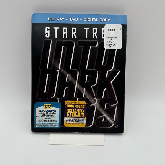 Paramount Pictures Other - Star Trek Into Darkness Blu-ray DVD Digital HD 2-Disc Set Best Buy Exclusive NEW